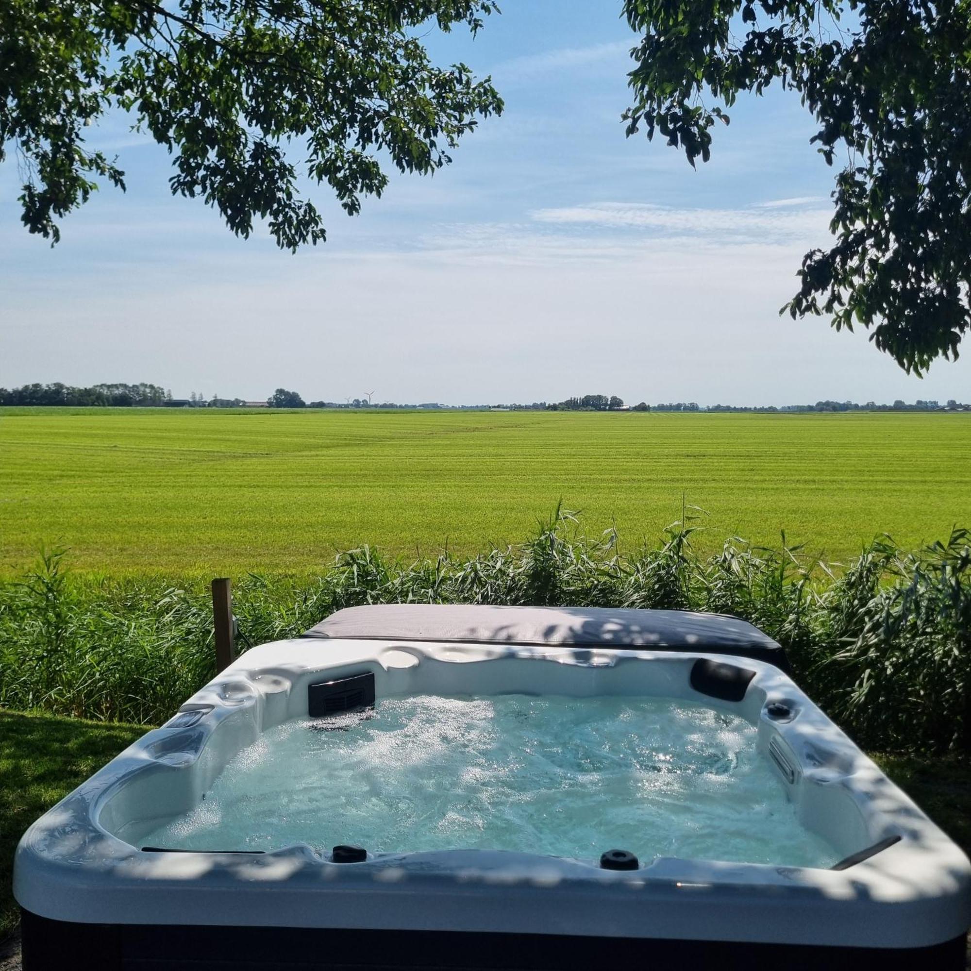 Luxus Familienvilla Mit Jacuzzi & Sauna 2 Tzummarum Exterior foto
